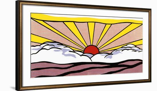 Sunrise, c.1965-Roy Lichtenstein-Framed Art Print