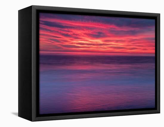 Sunrise, Cape May, New Jersey, USA-Jay O'brien-Framed Stretched Canvas