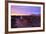 Sunrise Casts a Red Pink Hue on Rocks of a Beach Looking Towards Nugget Point-Eleanor-Framed Photographic Print