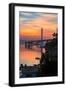 Sunrise Clouds, East Span of the Bay Bridge, San Francisco, California-Vincent James-Framed Photographic Print