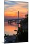 Sunrise Clouds, East Span of the Bay Bridge, San Francisco, California-Vincent James-Mounted Photographic Print