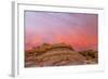 Sunrise Clouds over Badlands, Theodore Roosevelt National Park, North Dakota, USA-Chuck Haney-Framed Photographic Print