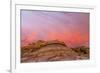 Sunrise Clouds over Badlands, Theodore Roosevelt National Park, North Dakota, USA-Chuck Haney-Framed Photographic Print