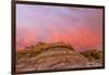 Sunrise Clouds over Badlands, Theodore Roosevelt National Park, North Dakota, USA-Chuck Haney-Framed Photographic Print