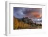 Sunrise clouds over Bear Mountain in Glacier National Park, Montana, USA-Chuck Haney-Framed Photographic Print