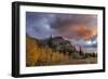 Sunrise clouds over Bear Mountain in Glacier National Park, Montana, USA-Chuck Haney-Framed Photographic Print