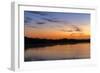 Sunrise Clouds Reflect into Nine Mile Pond in Everglades NP, Florida-Chuck Haney-Framed Photographic Print