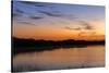 Sunrise Clouds Reflect into Nine Mile Pond in Everglades NP, Florida-Chuck Haney-Stretched Canvas