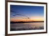 Sunrise Clouds Reflect into Nine Mile Pond in Everglades NP, Florida-Chuck Haney-Framed Photographic Print