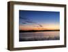 Sunrise Clouds Reflect into Nine Mile Pond in Everglades NP, Florida-Chuck Haney-Framed Photographic Print