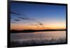 Sunrise Clouds Reflect into Nine Mile Pond in Everglades NP, Florida-Chuck Haney-Framed Premium Photographic Print