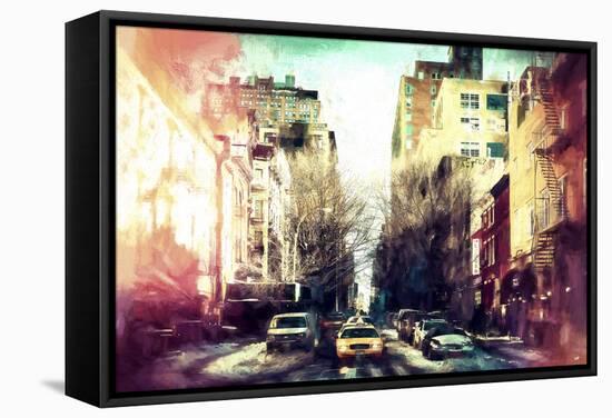 Sunrise Colors NYC-Philippe Hugonnard-Framed Stretched Canvas
