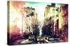 Sunrise Colors NYC-Philippe Hugonnard-Stretched Canvas