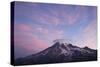 Sunrise Colors On Mt. Rainier National Park, WA-Justin Bailie-Stretched Canvas