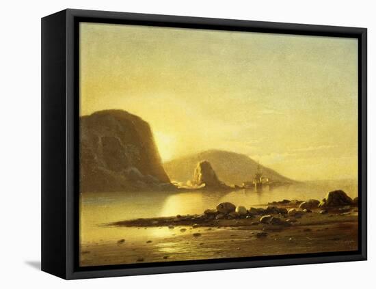 Sunrise Cove-William Bradford-Framed Stretched Canvas