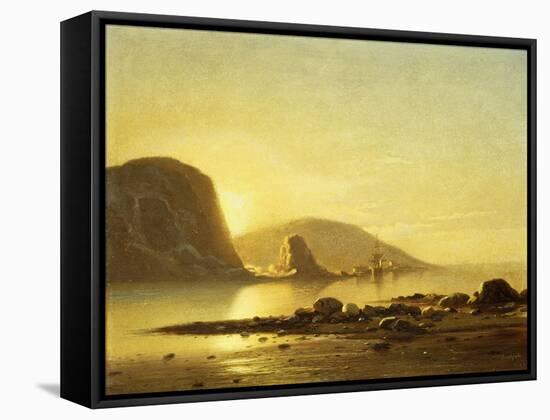 Sunrise Cove-William Bradford-Framed Stretched Canvas