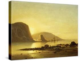 Sunrise Cove-William Bradford-Stretched Canvas