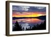 Sunrise, Crater Lake National Park, Oregon, USA, Lake, National Park, National Park-Michel Hersen-Framed Photographic Print