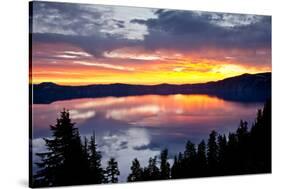 Sunrise, Crater Lake National Park, Oregon, USA, Lake, National Park, National Park-Michel Hersen-Stretched Canvas