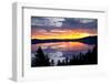 Sunrise, Crater Lake National Park, Oregon, USA, Lake, National Park, National Park-Michel Hersen-Framed Photographic Print