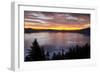 Sunrise, Crater Lake National Park, Oregon, USA-Michel Hersen-Framed Photographic Print