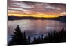 Sunrise, Crater Lake National Park, Oregon, USA-Michel Hersen-Mounted Photographic Print