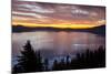 Sunrise, Crater Lake National Park, Oregon, USA-Michel Hersen-Mounted Photographic Print
