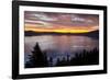 Sunrise, Crater Lake National Park, Oregon, USA-Michel Hersen-Framed Photographic Print