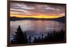 Sunrise, Crater Lake National Park, Oregon, USA-Michel Hersen-Framed Photographic Print