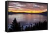 Sunrise, Crater Lake National Park, Oregon, USA-Michel Hersen-Framed Stretched Canvas