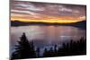 Sunrise, Crater Lake National Park, Oregon, USA-Michel Hersen-Mounted Photographic Print