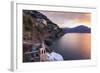 Sunrise, Dawn on the Costiera Amalfitana (Amalfi Coast), View Towards Maiori, Campania, Italy-Eleanor Scriven-Framed Photographic Print