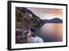 Sunrise, Dawn on the Costiera Amalfitana (Amalfi Coast), View Towards Maiori, Campania, Italy-Eleanor Scriven-Framed Photographic Print