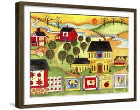 Sunrise Farm Apple Quilts 4 Sale Cheryl Bartley-Cheryl Bartley-Framed Giclee Print