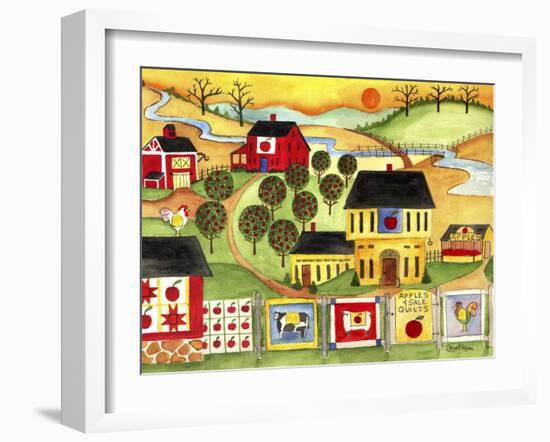 Sunrise Farm Apple Quilts 4 Sale Cheryl Bartley-Cheryl Bartley-Framed Giclee Print