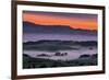 Sunrise Fire over Petaluma Hills, Sonoma County, Bay Area-Vincent James-Framed Photographic Print
