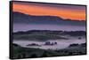 Sunrise Fire over Petaluma Hills, Sonoma County, Bay Area-Vincent James-Framed Stretched Canvas