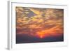 Sunrise Fireball - Smokey Clouds Over San Francisco-Vincent James-Framed Photographic Print