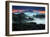 Sunrise Fog Landscape, Oakland, East Bay Hills San Francisco-Vincent James-Framed Photographic Print