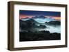 Sunrise Fog Landscape, Oakland, East Bay Hills San Francisco-Vincent James-Framed Photographic Print