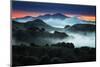 Sunrise Fog Landscape, Oakland, East Bay Hills San Francisco-Vincent James-Mounted Photographic Print