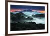 Sunrise Fog Landscape, Oakland, East Bay Hills San Francisco-Vincent James-Framed Photographic Print
