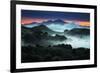 Sunrise Fog Landscape, Oakland, East Bay Hills San Francisco-Vincent James-Framed Photographic Print