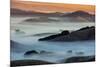 Sunrise Fog Through the Hills of Sonoma Valley, Petaluma California-Vincent James-Mounted Photographic Print