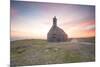 Sunrise for saint michel  chapel  in  brasparts-Philippe Manguin-Mounted Photographic Print