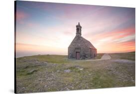 Sunrise for saint michel  chapel  in  brasparts-Philippe Manguin-Stretched Canvas