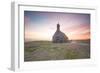 Sunrise for saint michel  chapel  in  brasparts-Philippe Manguin-Framed Photographic Print