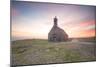 Sunrise for saint michel  chapel  in  brasparts-Philippe Manguin-Mounted Photographic Print