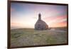 Sunrise for saint michel  chapel  in  brasparts-Philippe Manguin-Framed Photographic Print