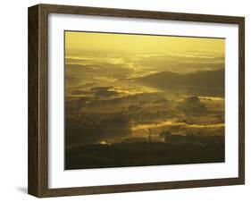Sunrise from Appalachian Trail, Shenandoah National Park, Virginia, USA-Charles Gurche-Framed Photographic Print